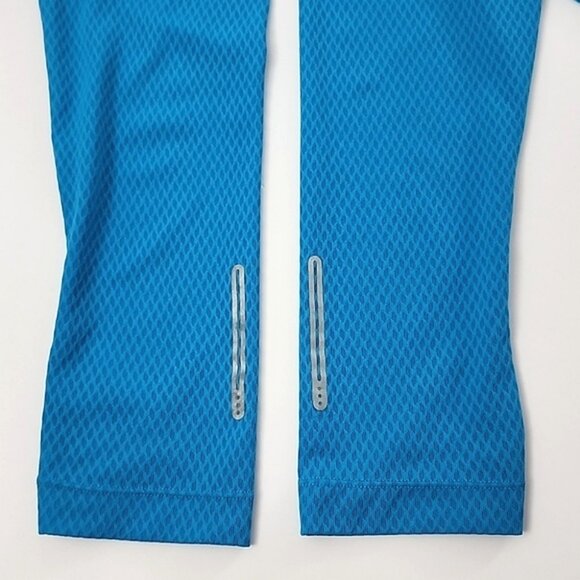 ⭐️3/ $30⭐️ Saucony Women's Activewear Lightweight Zip Up Jacket Blue White Sz XL - Picture 11 of 16